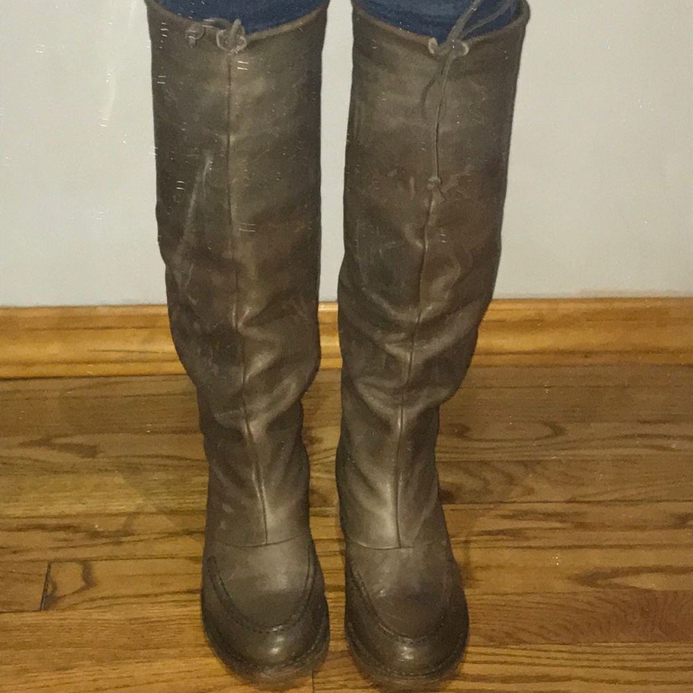 Buttero Knee high leather boots